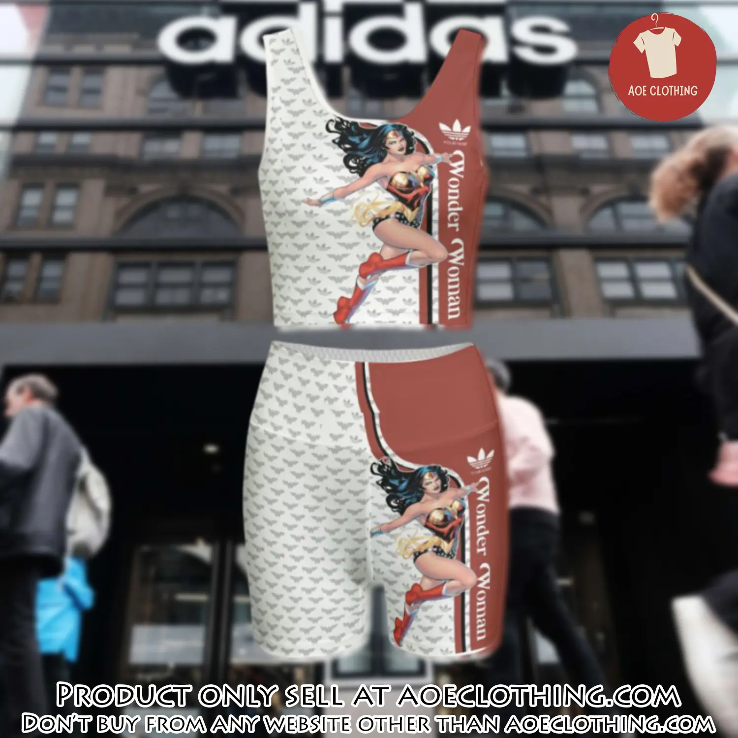 Adidas wonder woman summer women sport bra yoga set running outfit sby1036 aoe2536178